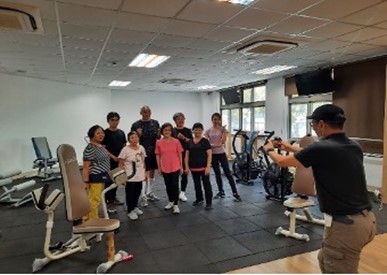 協助國健署銀髮健身俱樂部拍攝短片