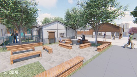 舊雲林縣治場域整體規劃構想圖