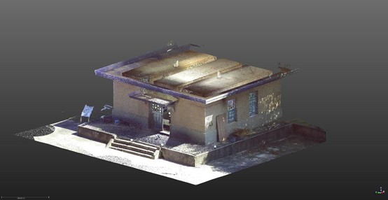 朴子上水道頭文化景觀濾過調整室3D掃描建模