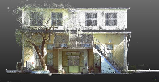 朴子上水道頭文化景觀唧筒室3D掃描建模