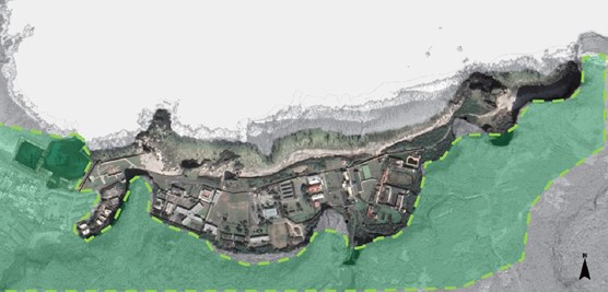 研究建議緩衝區位置