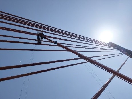 高屏溪斜張橋之鋼纜微振量測