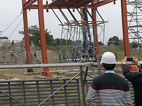 外複合式鋼管鷹架載重試