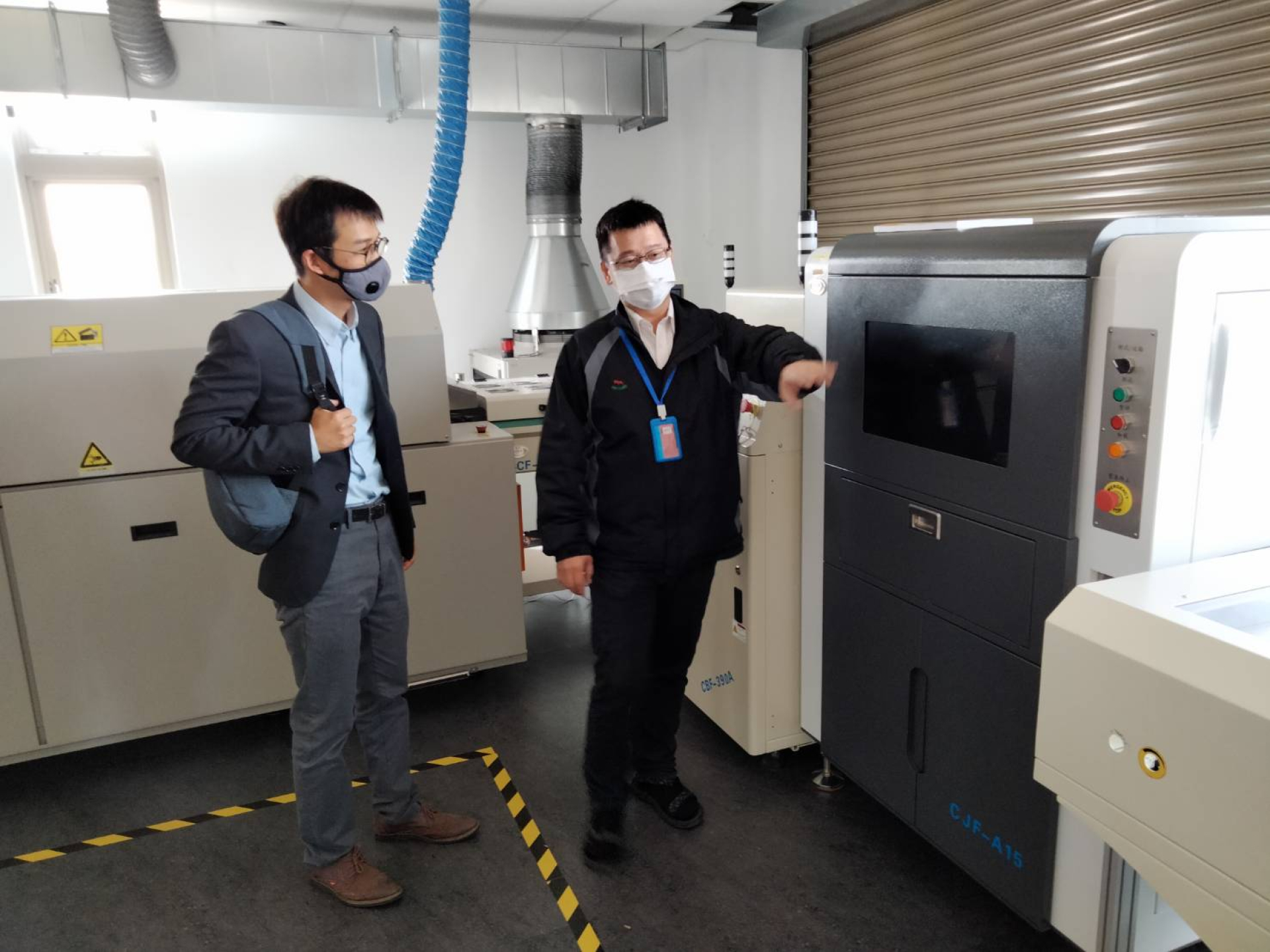國家中山科學研究院參訪雲林科技大學類產線 (2021-03-05)
