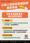 轉知大陸委員會製作之「強化公務員赴陸港澳管理機制精進措施」宣導海報